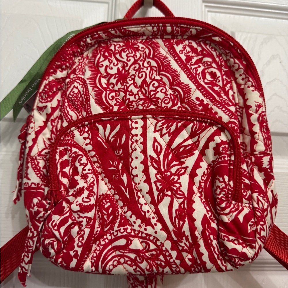 Mini 9x9 Banbury Red Paisley Vera Bradley Backpack